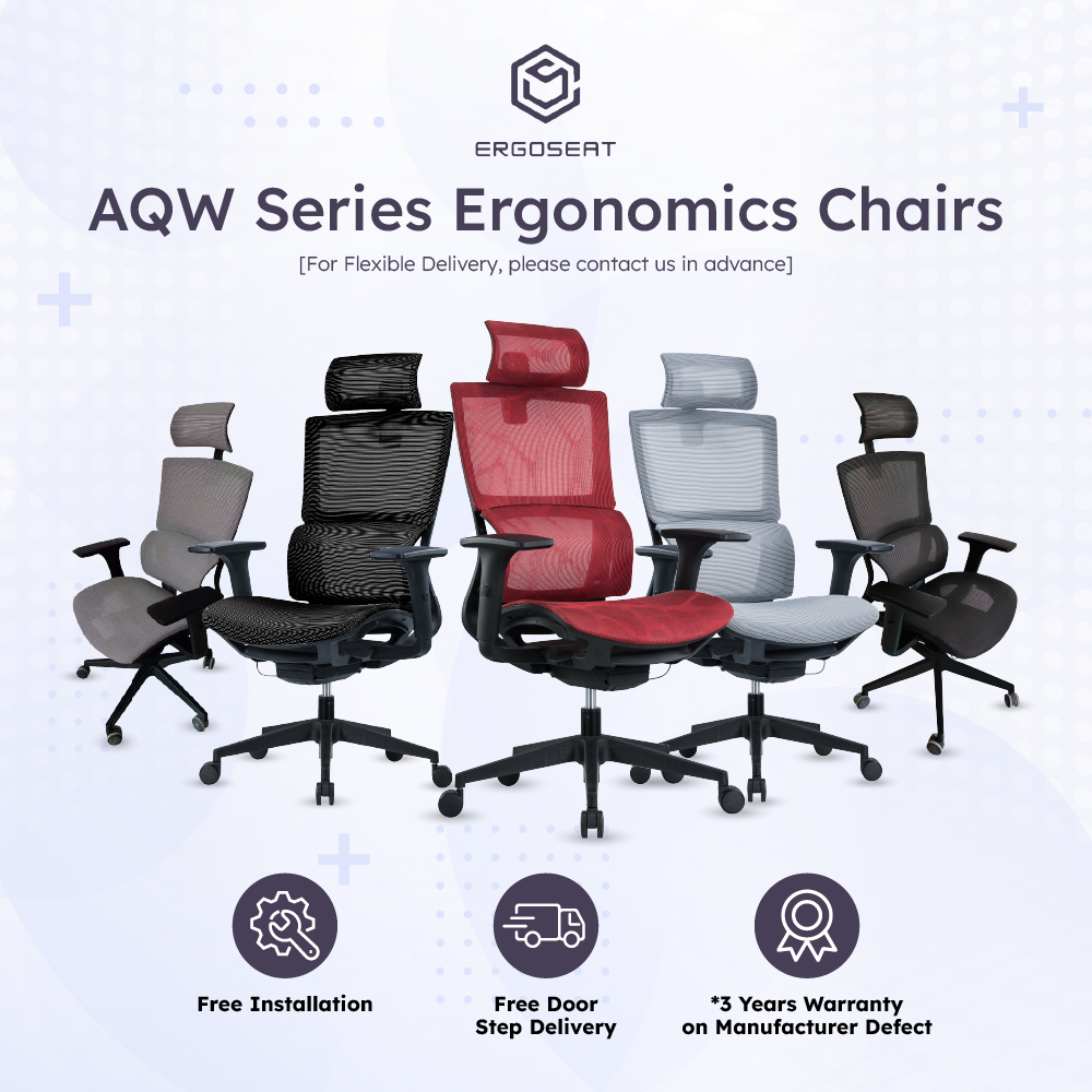 Ergoseat Ergonomic Office Chair Lumbar Support Computer Chair Study ...