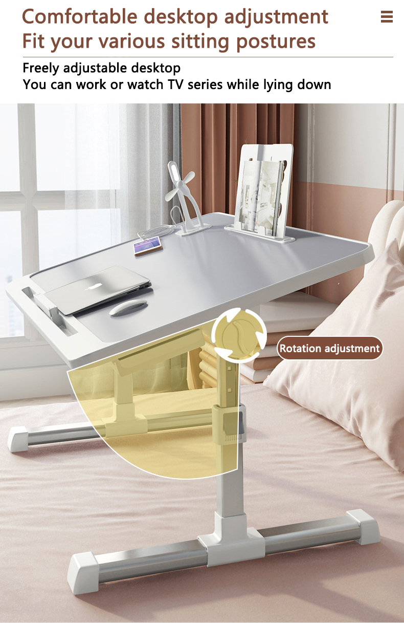 【READY STOCK】Laptop Table Bed Foldable Table Anti-slip Notebook Table ...