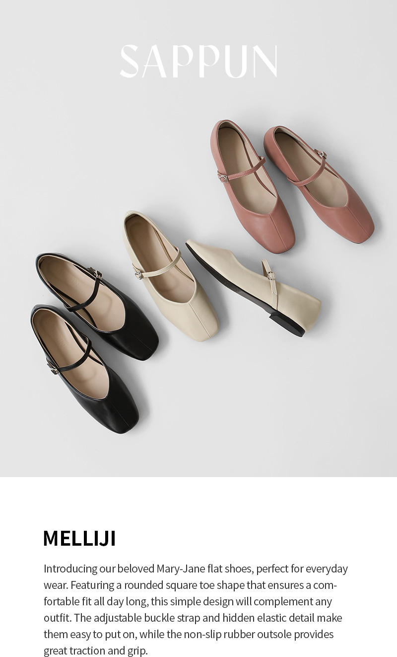 SAPPUN] Melliji Maryjane Flats (1cm) Colors Shopee Singapore