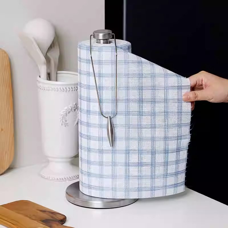 MyKitchen Stainless Steel Kitchen Roll Towel Holder, Kitchen Paper ...