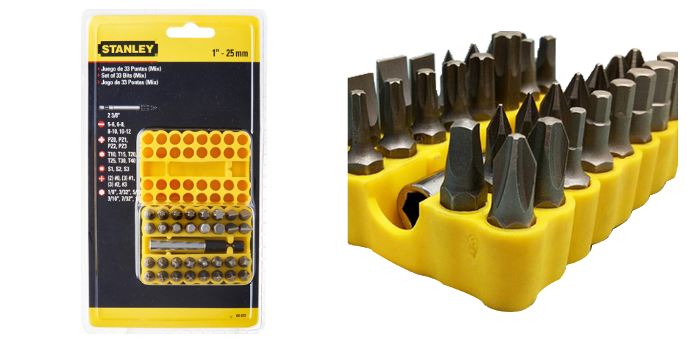 Stanley 68-072 Screwdriver Insert Bit Set 33pc | Shopee Singapore