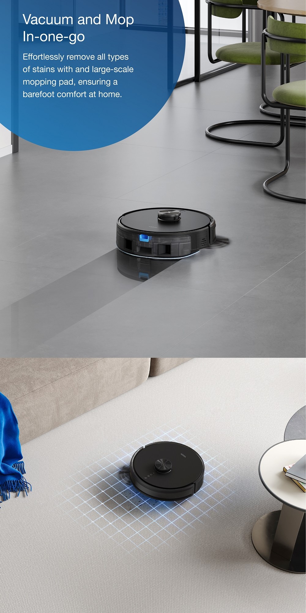 NEW] ECOVACS YEEDI Y1 PRO PRO PLUS ROBOT MOP VACUUM 6500PA