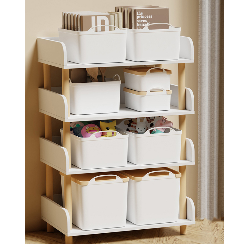 SDS Premium White Stackabe Storage Box With Cover, Home Organizer Box ...