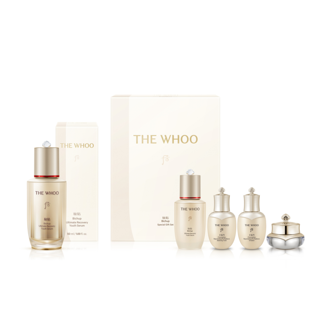 The Whoo: Bichup Ultimate Recovery Youth Serum 50ml Set 24 Hours Anti ...