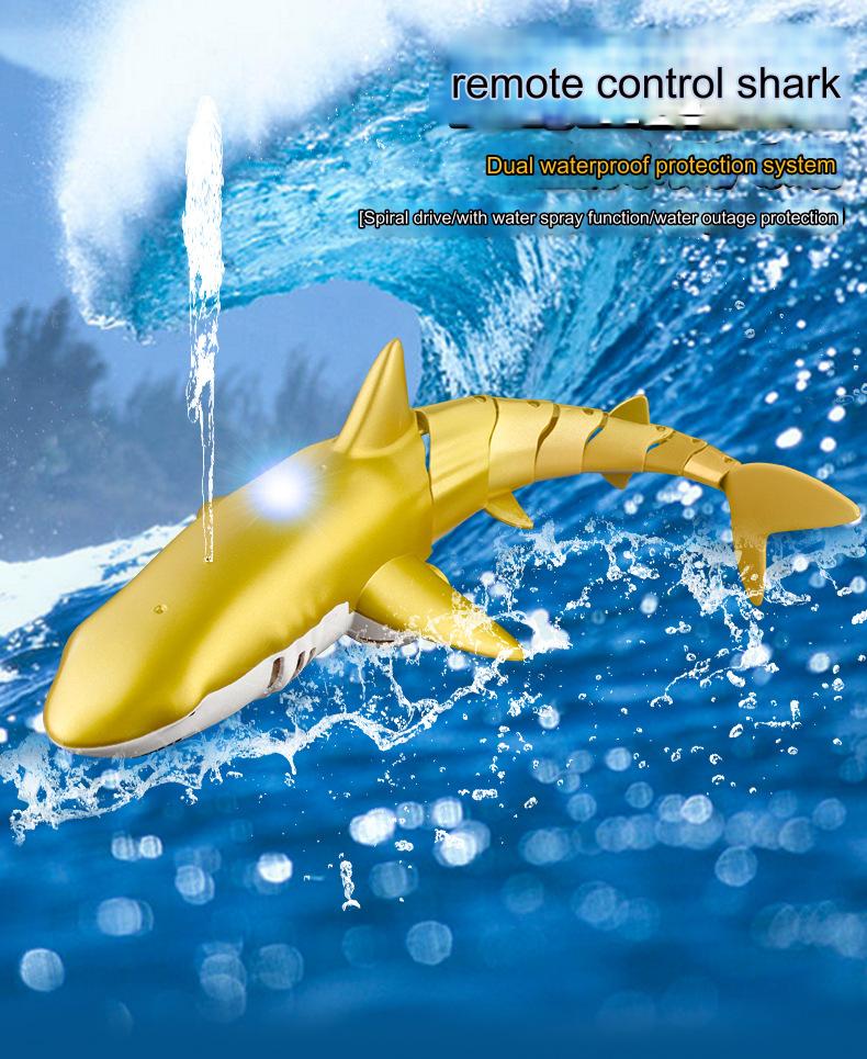 RC Whale Shark Toy Robots Remote Control Animals Marine Life Tub Pool ...