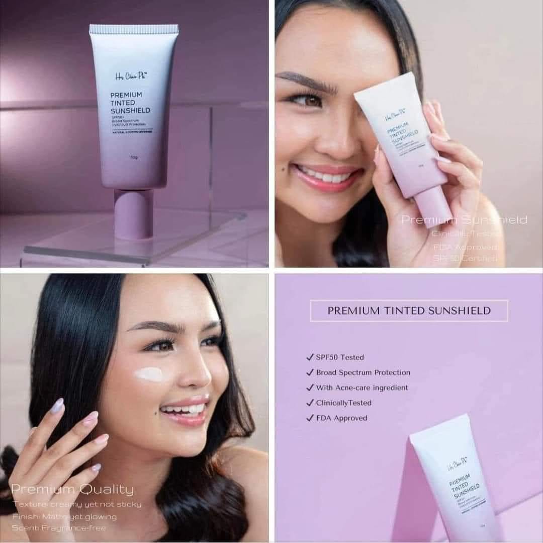 HER CHOICE PH PREMIUM TINTED SUNSCREEN SPF50+ BROAD SPECTRUM (SG READY ...