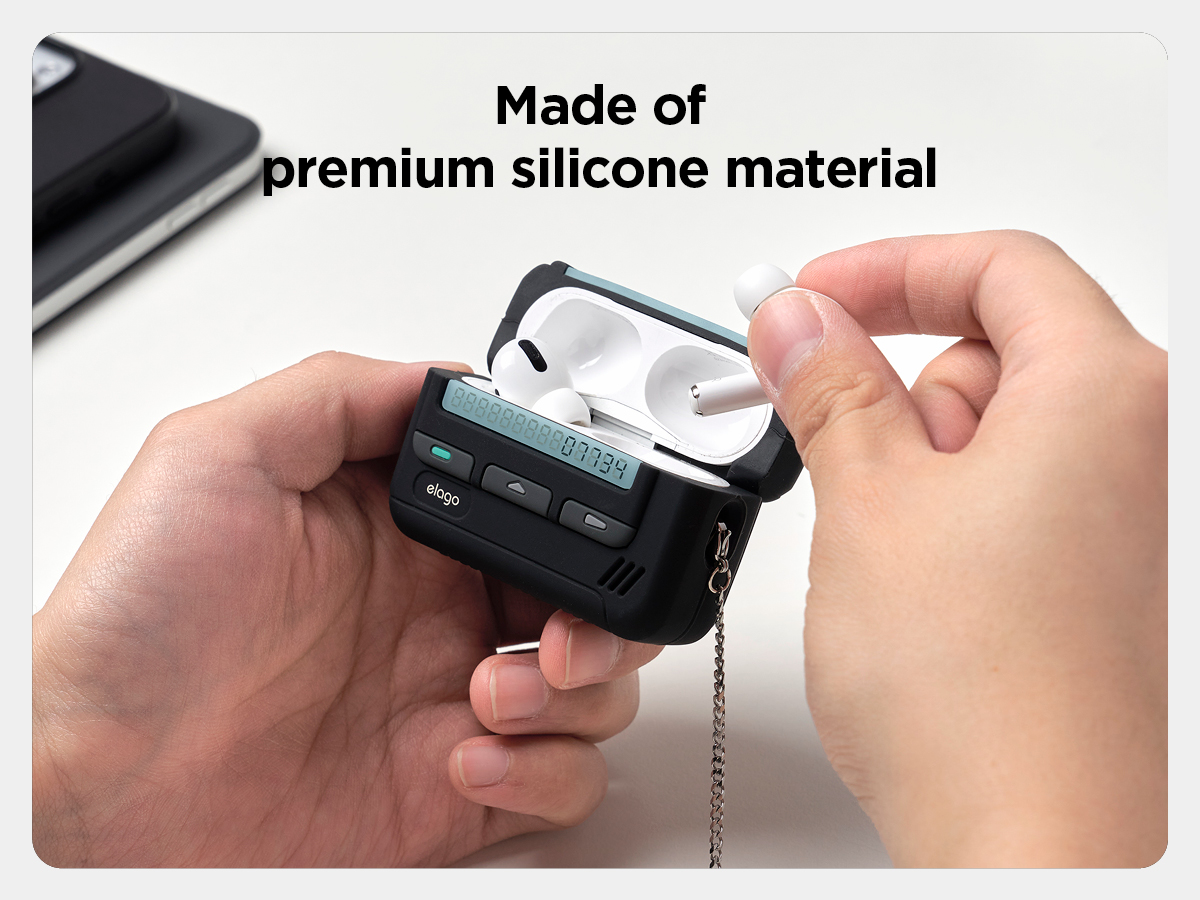 elago Pager Case Compatible for AirPods Pro 2nd Generation Case ...