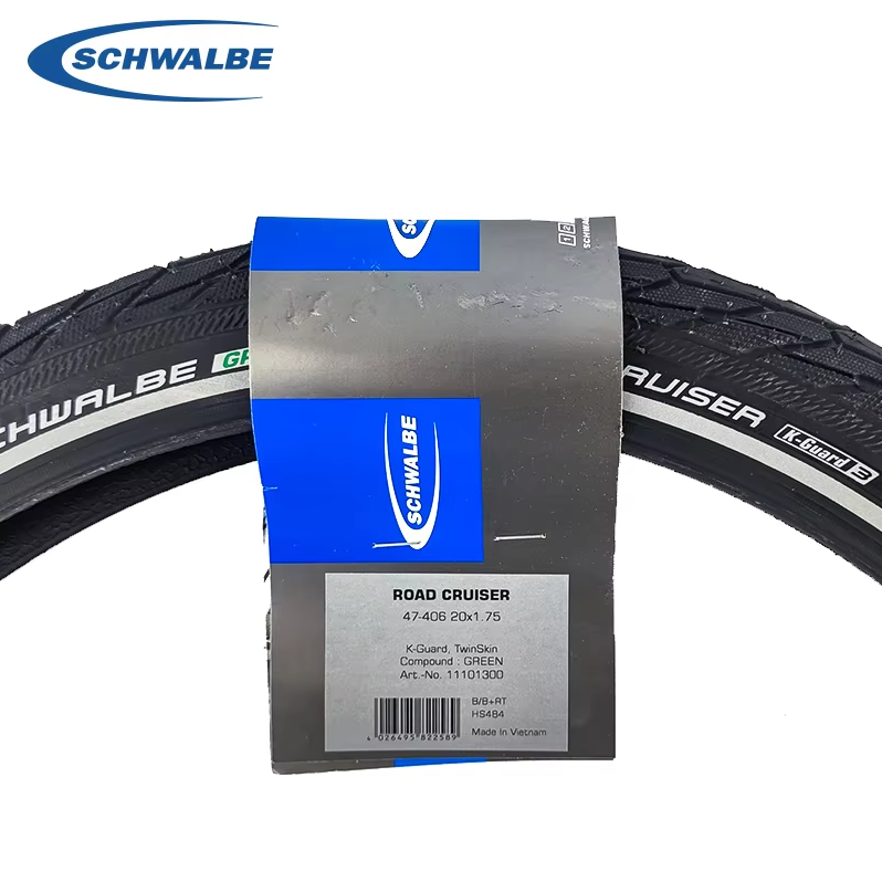 [SG SELLER] Schwalbe Road Cruiser Tire Reflective 20 inch 406 20 × 1.75 ...