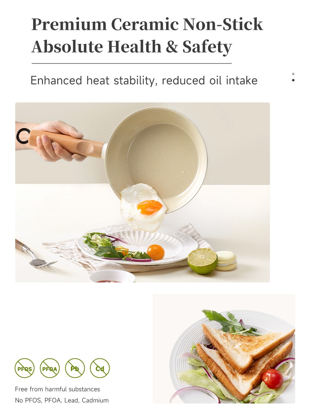 Simplus Saucepan Wok Frying Pan Induction Cooker Non-Stick Soup Pot ...