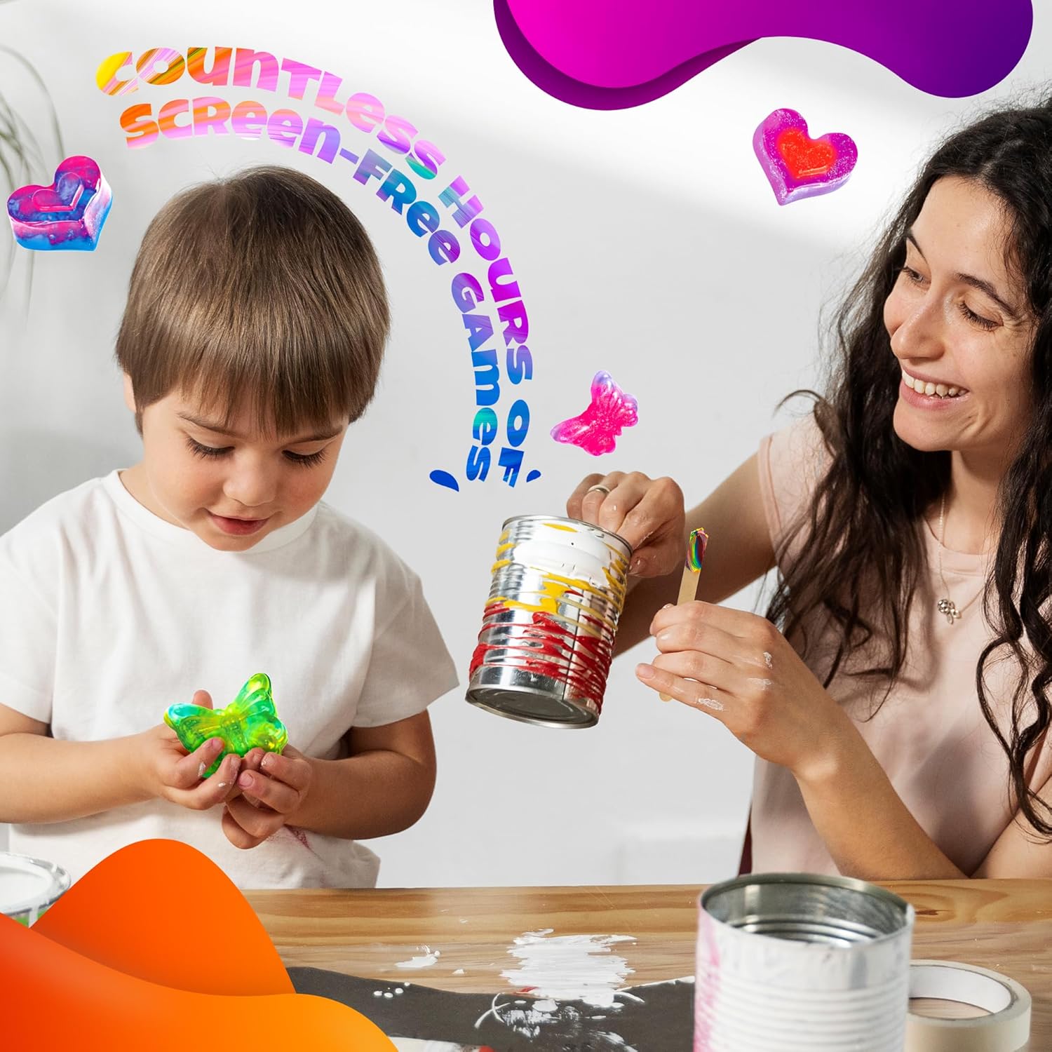 Kids Science Kit STEAM For Kids With Lab Experiments, Slime Art & Craft ...