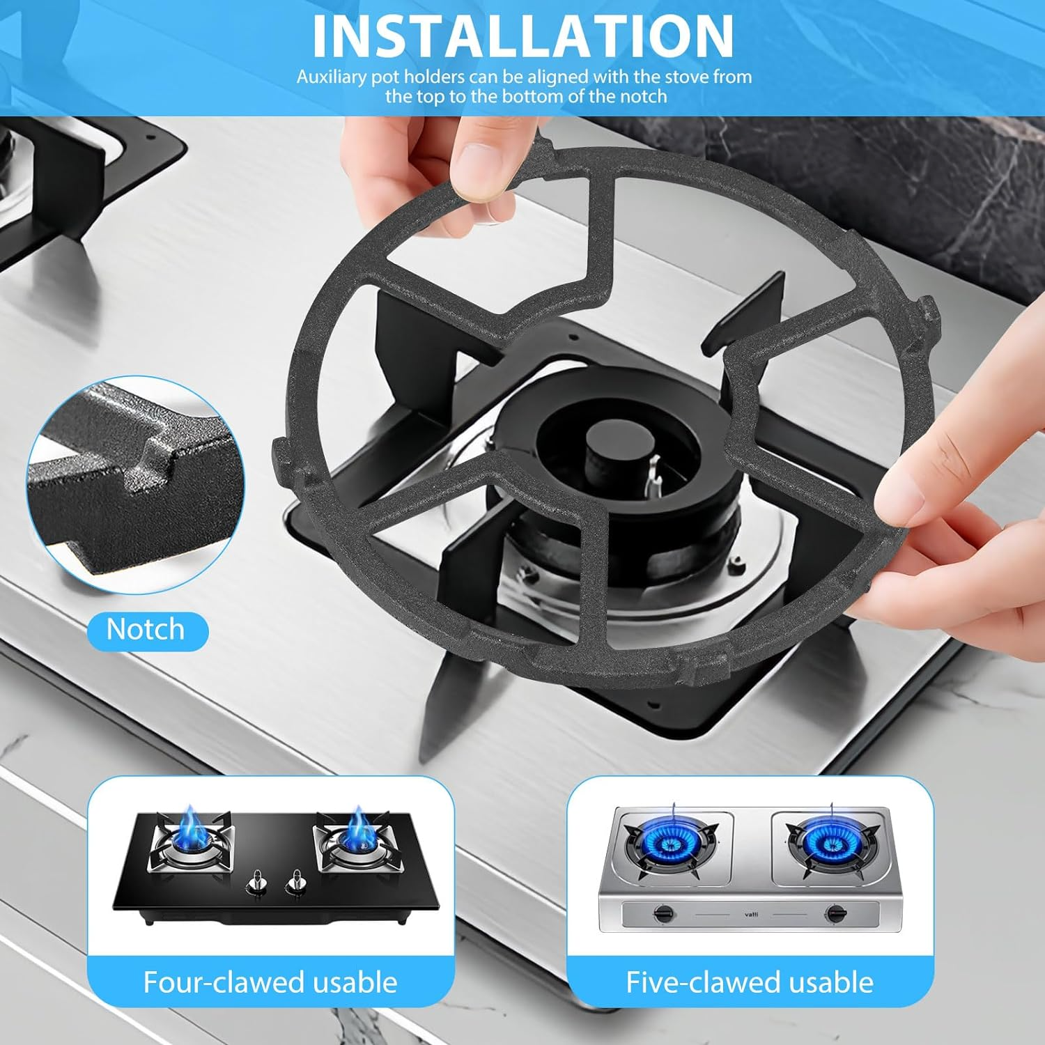 🇸🇬 [In Stock]Universal gas stove metal support frame Windproof gas ...