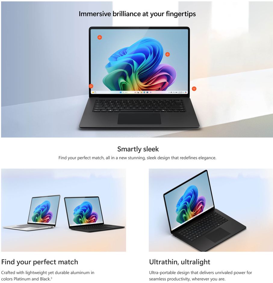 [Laptop] Microsoft Surface Laptop (7th Edition) Copilot+ PC 15in 256GB ...