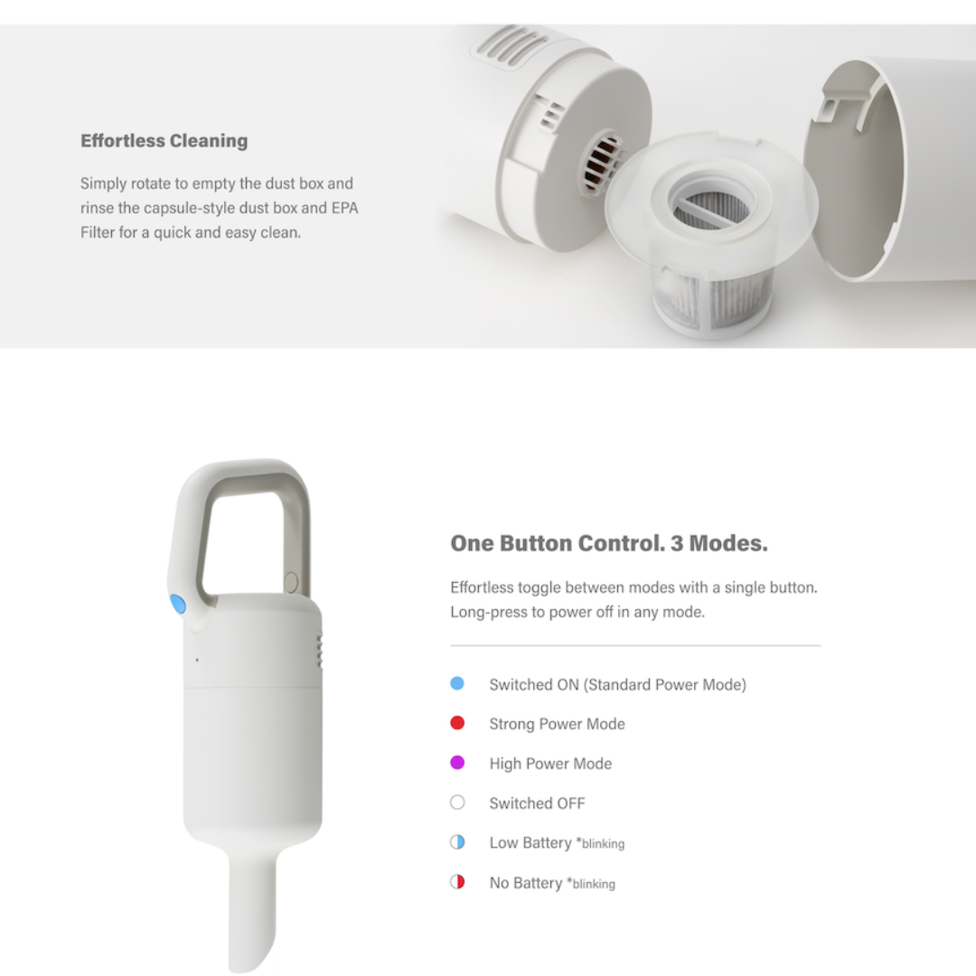 ±0 Cordless Vacuum Cleaner | Multicolour | Powerful Suction | 3 Modes ...