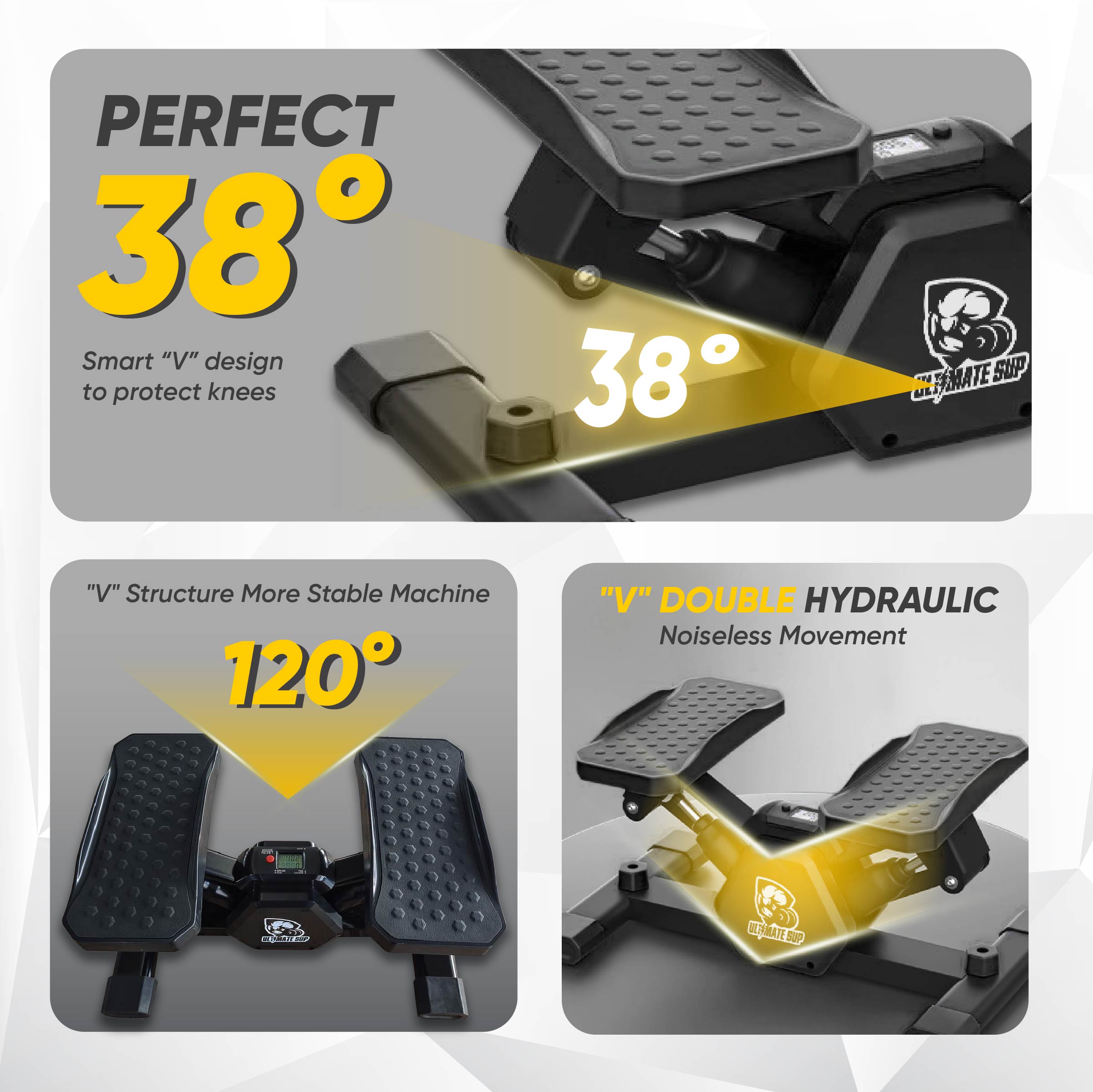 Ultimate Sup, Premium Stepper Machine, Twist Steppers for Exercise ...