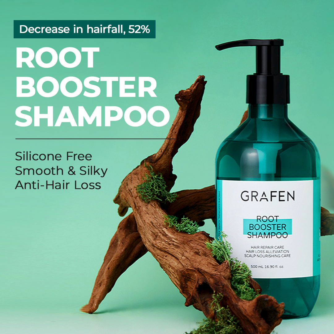 [GRAFEN] Root Booster Shampoo 500 x2 [Anti-Hair Loss, Dry Scalp Shampoo ...