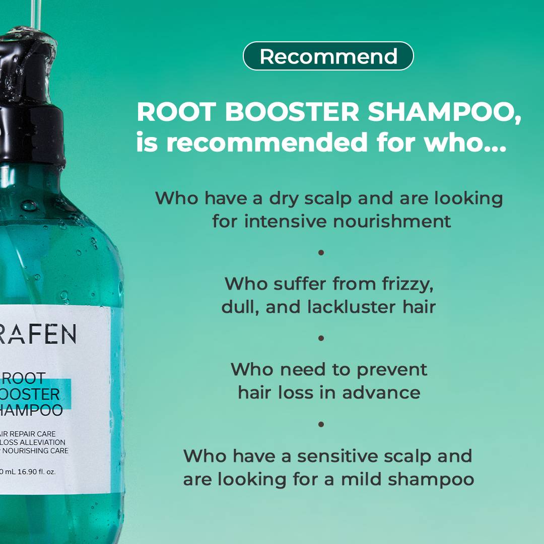 [GRAFEN] Root Booster Shampoo 500 x2 [Anti-Hair Loss, Dry Scalp Shampoo ...