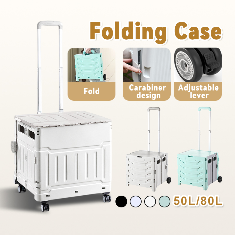 Multifunctional 80L Foldable Shopping Large Utility Cart/Folding ...