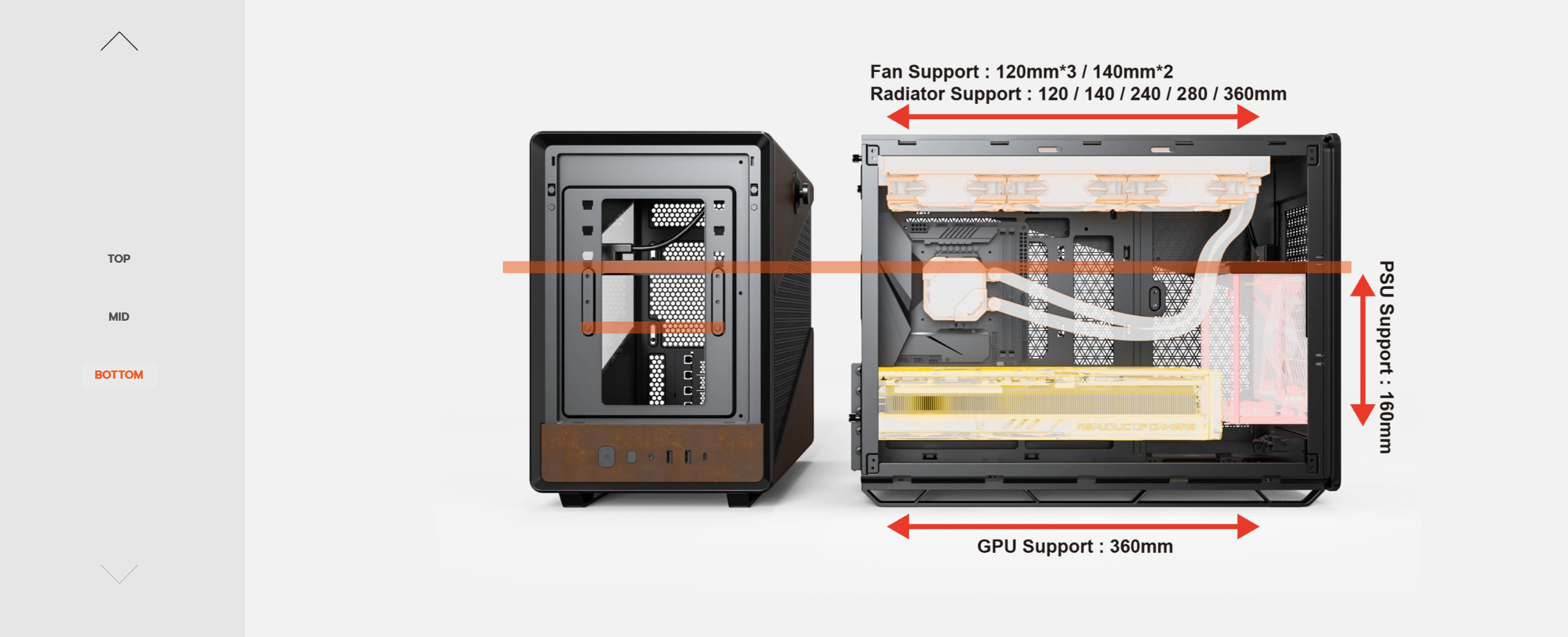 MONTECH Heritage Micro Form Factor Compact Leather Gaming Chassis with ...