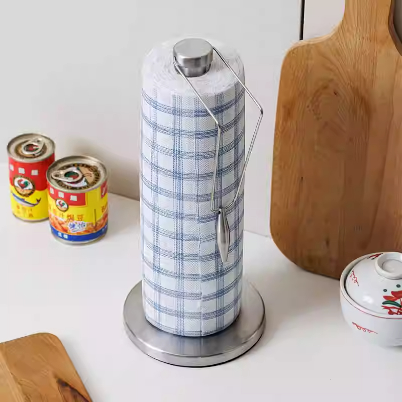MyKitchen Stainless Steel Kitchen Roll Towel Holder, Kitchen Paper ...