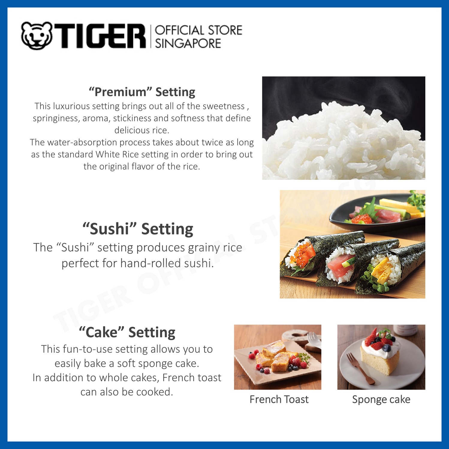 Tiger 1L Induction Heating Rice Cooker - Made In Japan - JPW-G10S ...
