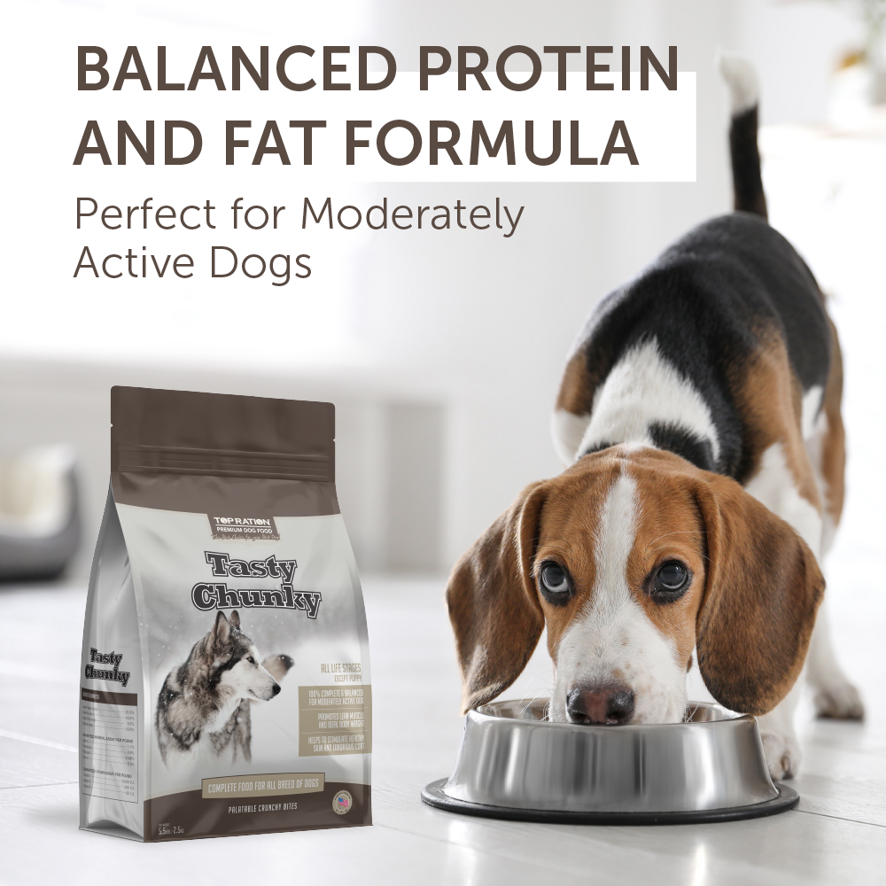 Top Ration Premium Dry Dog Food 18.4kg | Tasty Complete Meal Dog ...