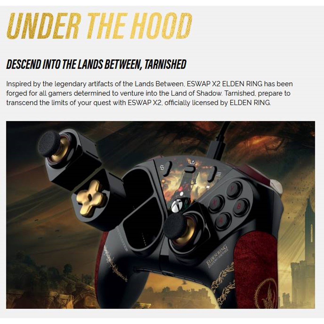 Thrustmaster eSwap X2 Pro Controller Elden Ring Edition Shopee