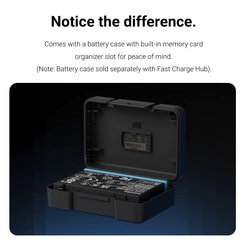 3-Slot Fast Charger For Insta360 X4 Batteries - High-Speed Type-C Charging Hub-1053479