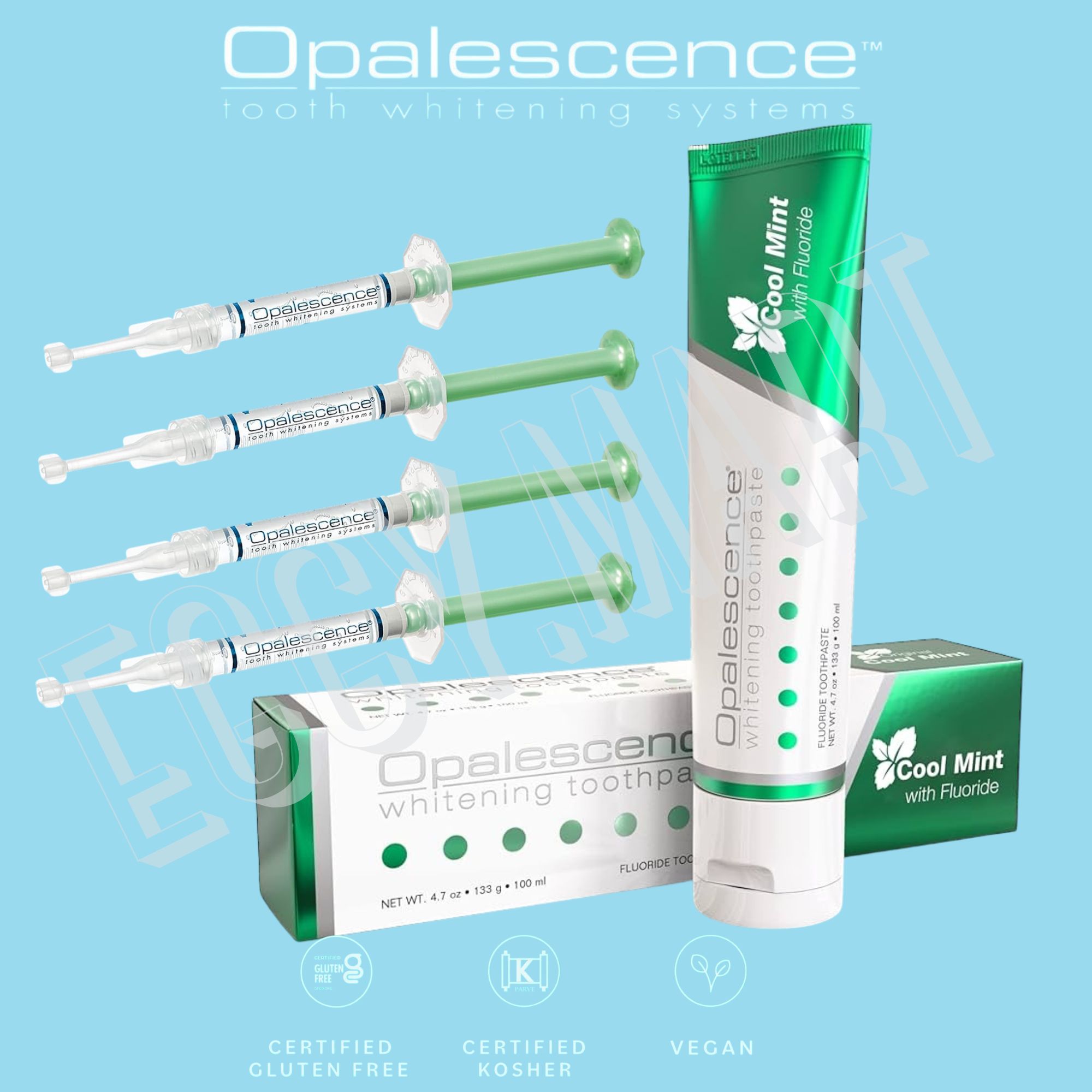 Opalescence at home Teeth Whitening Gel Syringe 20% 35% and Toothpaste ...
