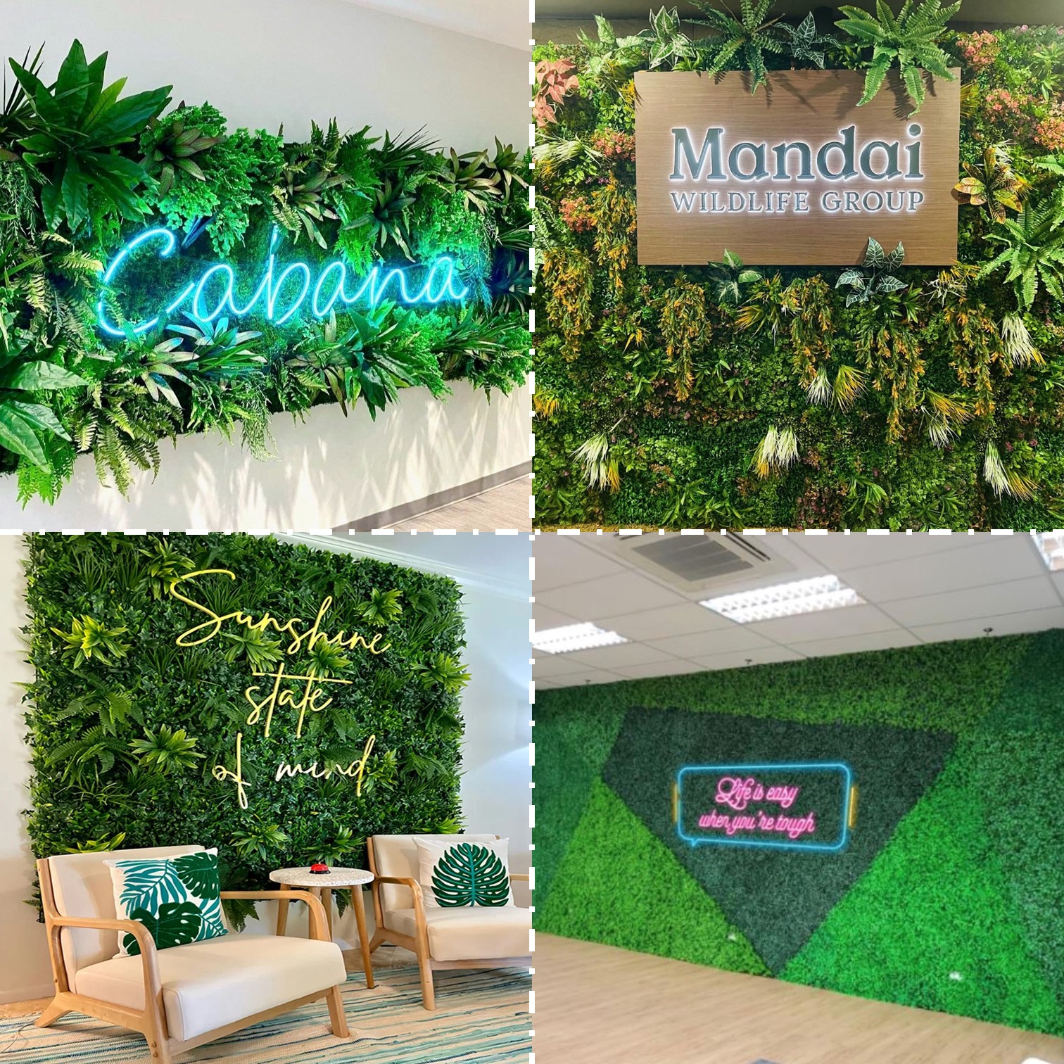 [SG THEJOYLAND] Wall Plant Green Wall Plant Feature Wall Event ...