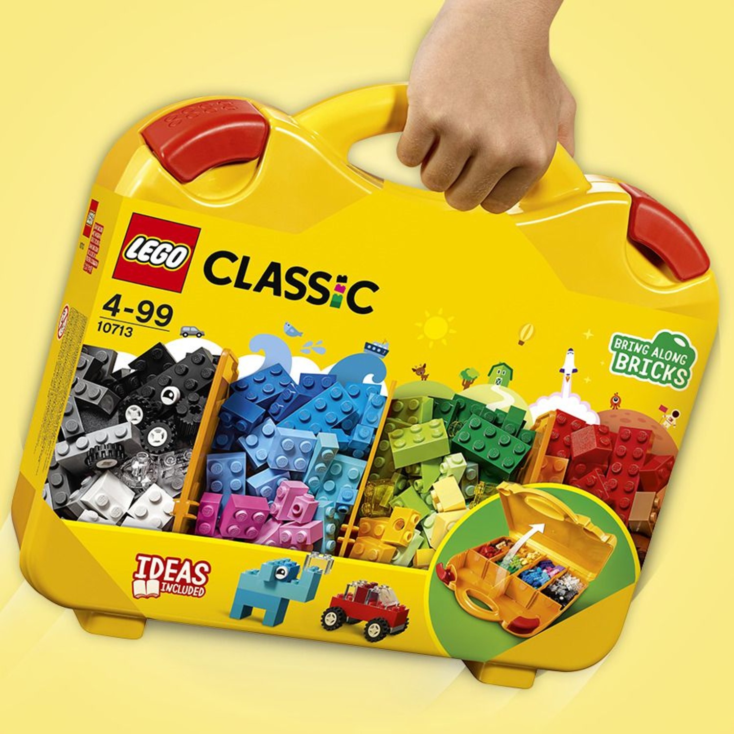 LEGO Classic Creative Suitcase 10713 Building Kit 213 Piece Kids Construction Toys Shopee Singapore