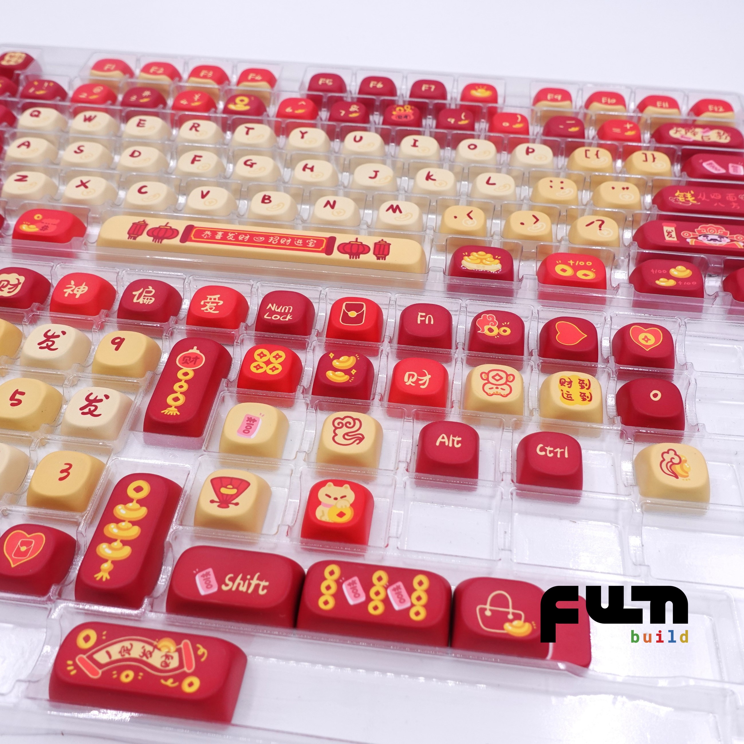[GOD OF FORTUNE Keycaps][MOA Profile] Dye Sublimation Printed 127 Keys ...