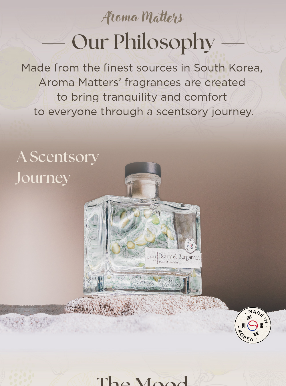 Aroma Matters Berry & Bergamot Reed Diffuser Made In Korea 120ML and ...