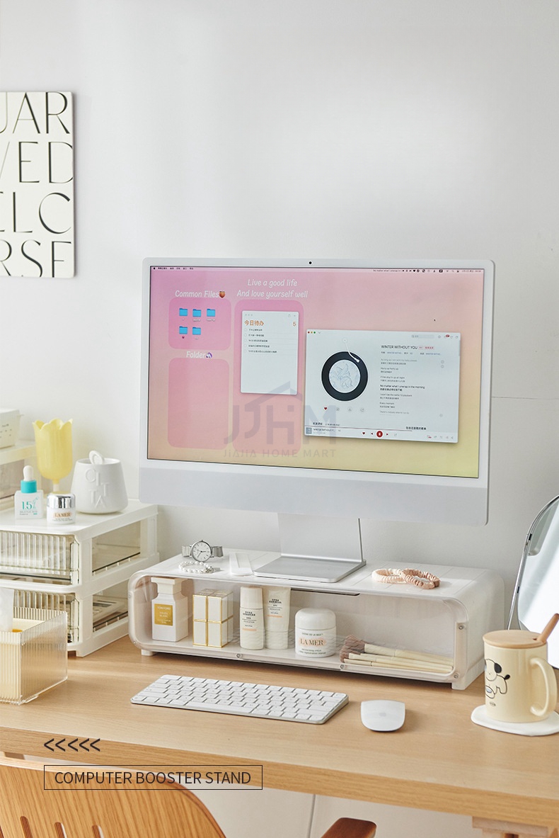 SG Toy Display Office Monitor Computer Elevated Rack Desktop Organize ...