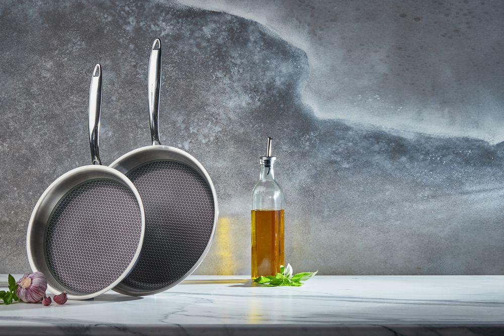 Resto Kitchenware Achird Frypan Stainless Steel 24cm/26cm/28cm | Shopee ...