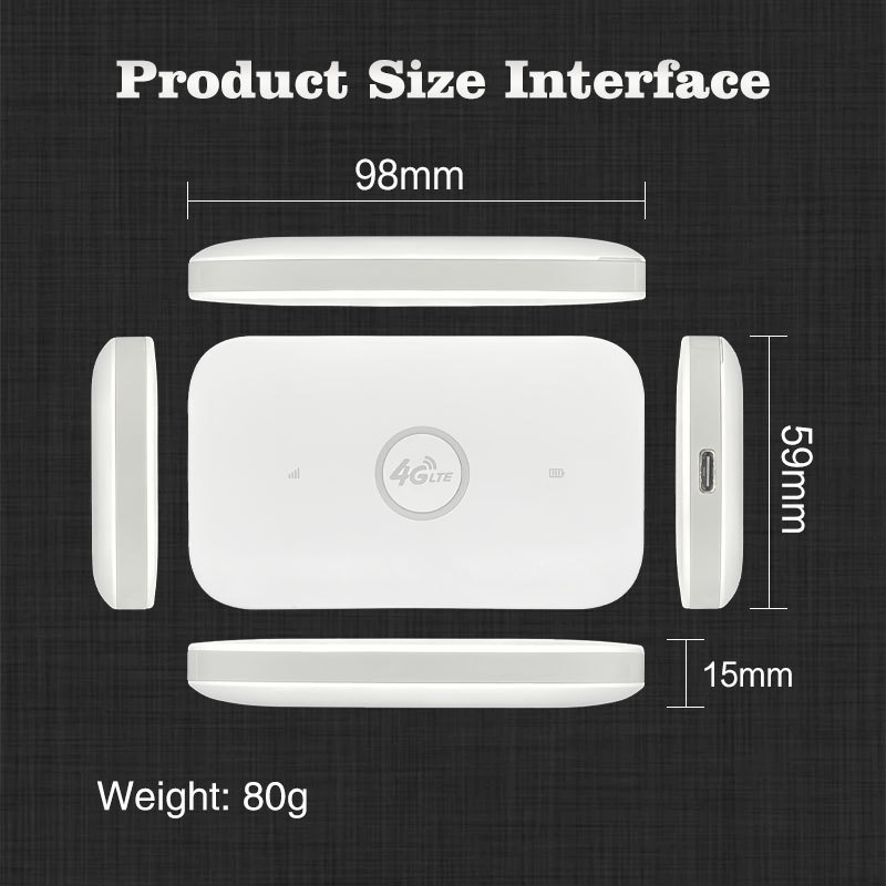 SG丨4G Portable WiFi Router Car Router Sim Card LTE Mobile WIFI Wireless ...