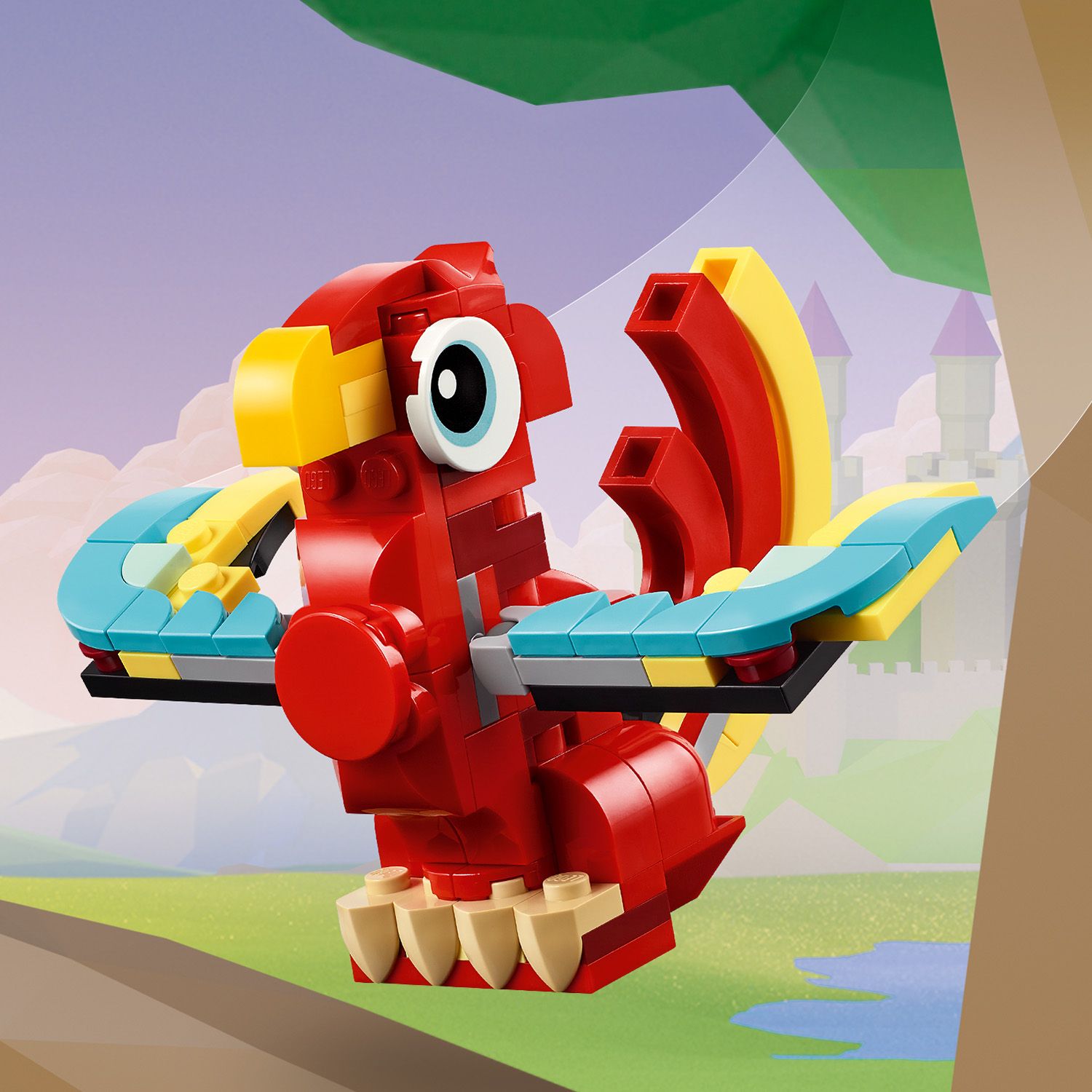 LEGO Creator 31145 Red Dragon 3in1 Animal Toy Set (149 Pieces) | Shopee ...