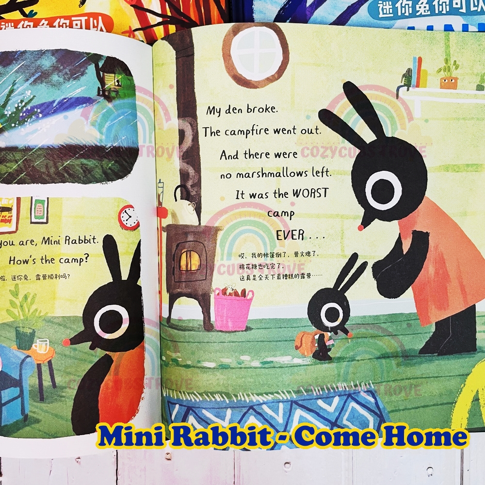 【SG】CLEARANCE Mini Rabbit Bilingual Children Picture Books: Not Lost ...