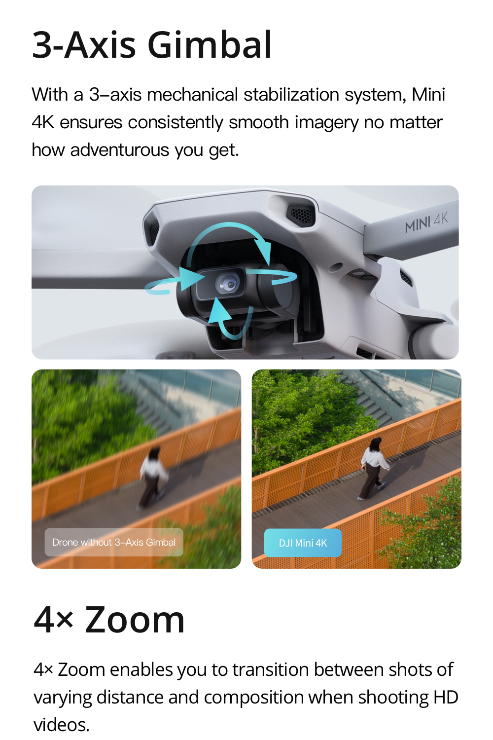 DJI Mini 4K - Camera Drone | Light & Portable | Under 249g | 4K/30fps ...