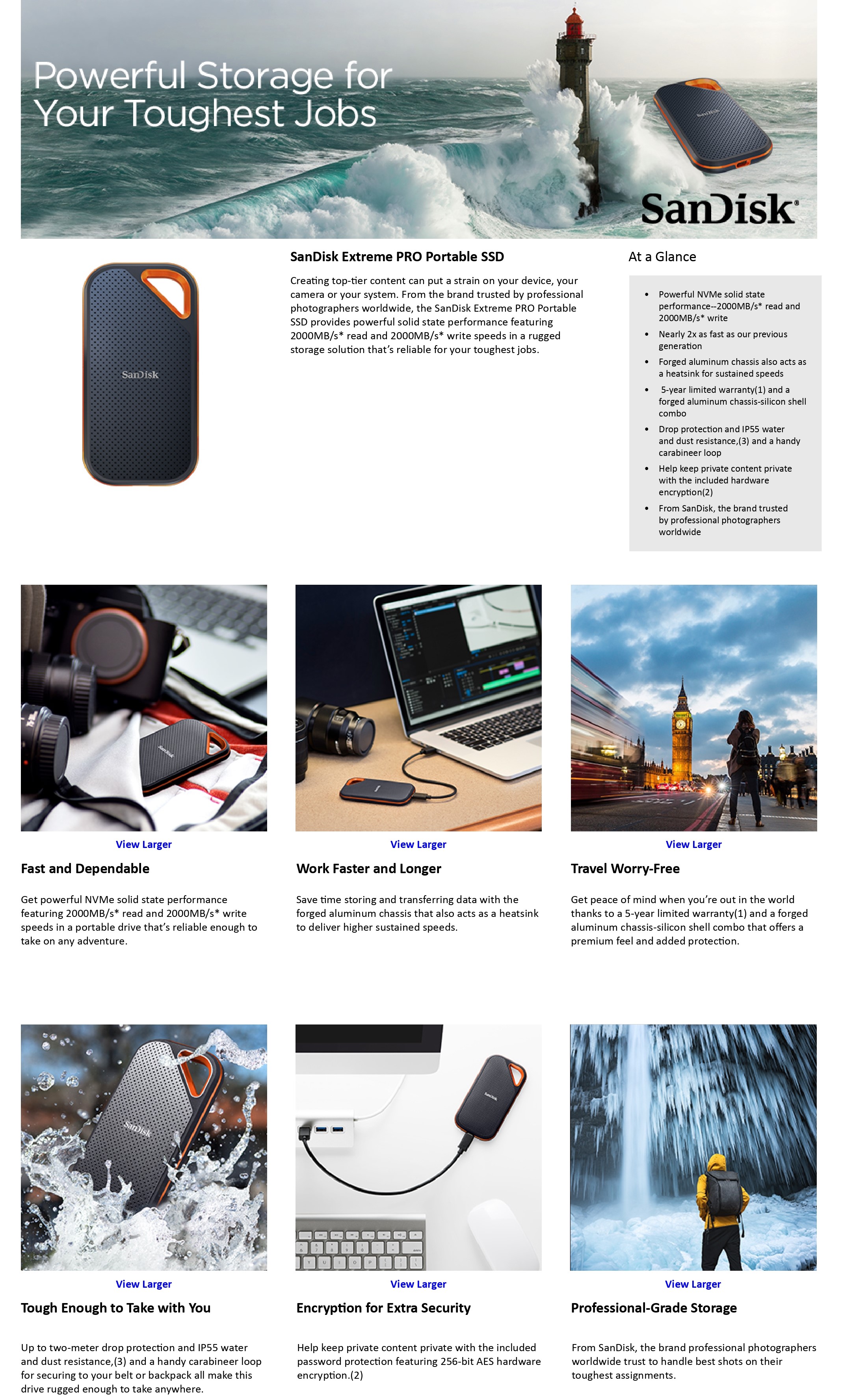 SanDisk Extreme PRO® Portable SSD E81 [1TB/2TB/4TB] Shopee Singapore