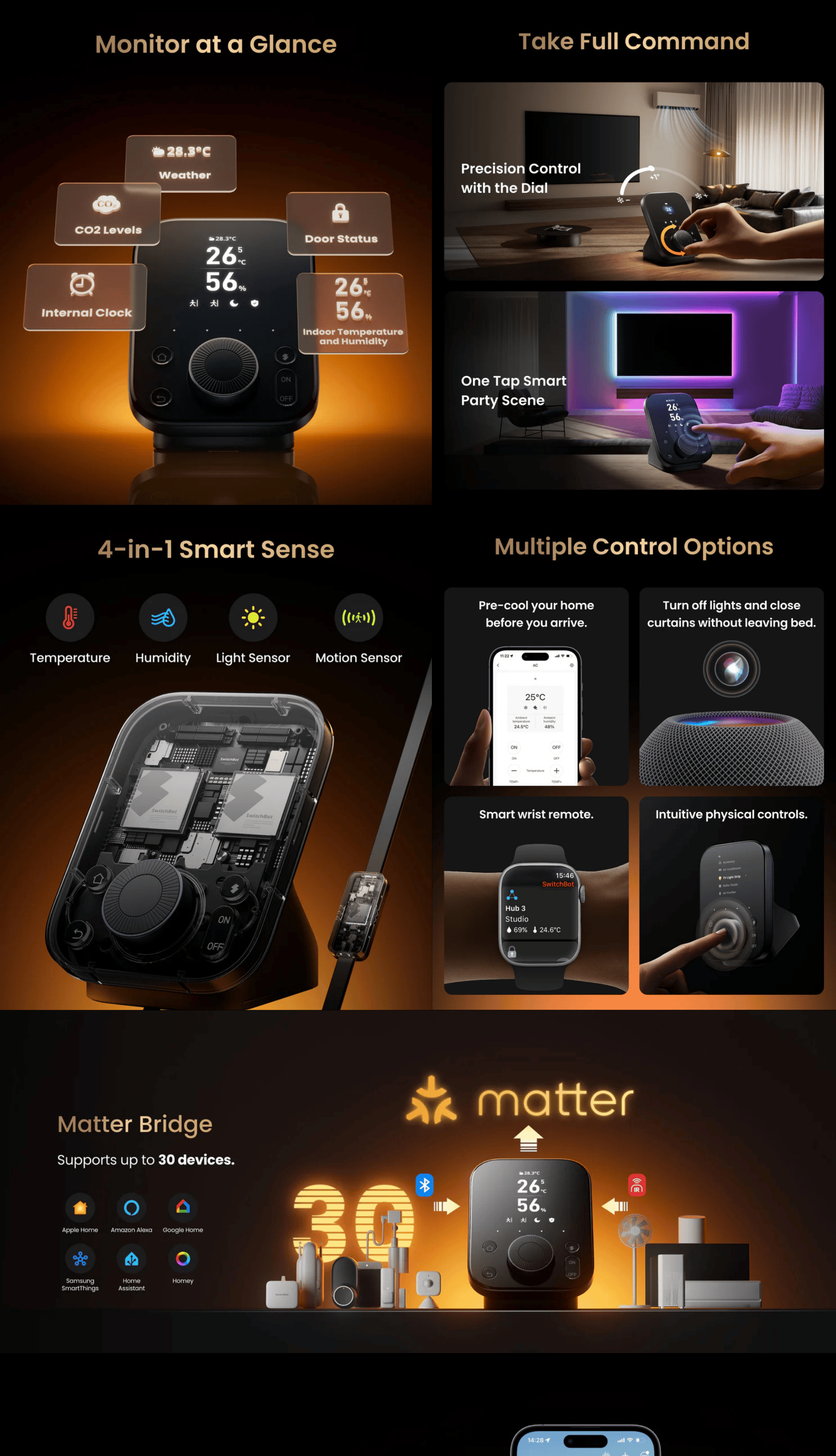 SwitchBot Hub 3 Smart Home Control Center | Matter Supported | Works ...