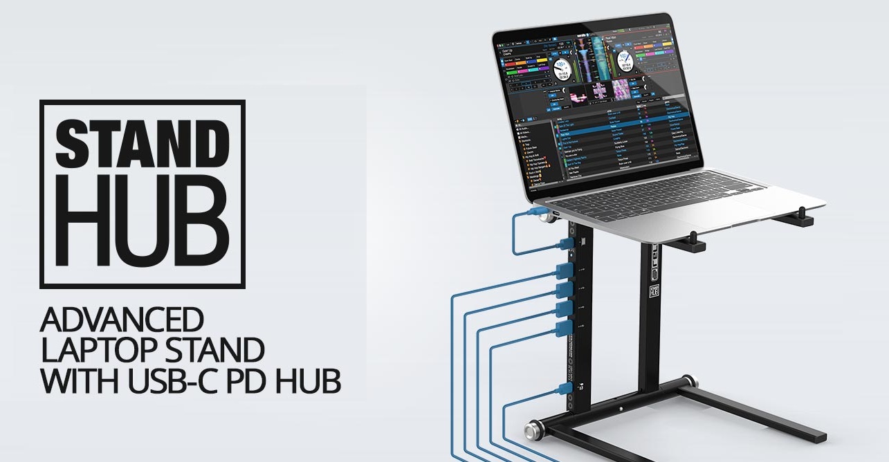 [Exclusive] Reloop Stand Hub laptop stand & advanced USB C-hub with PD ...