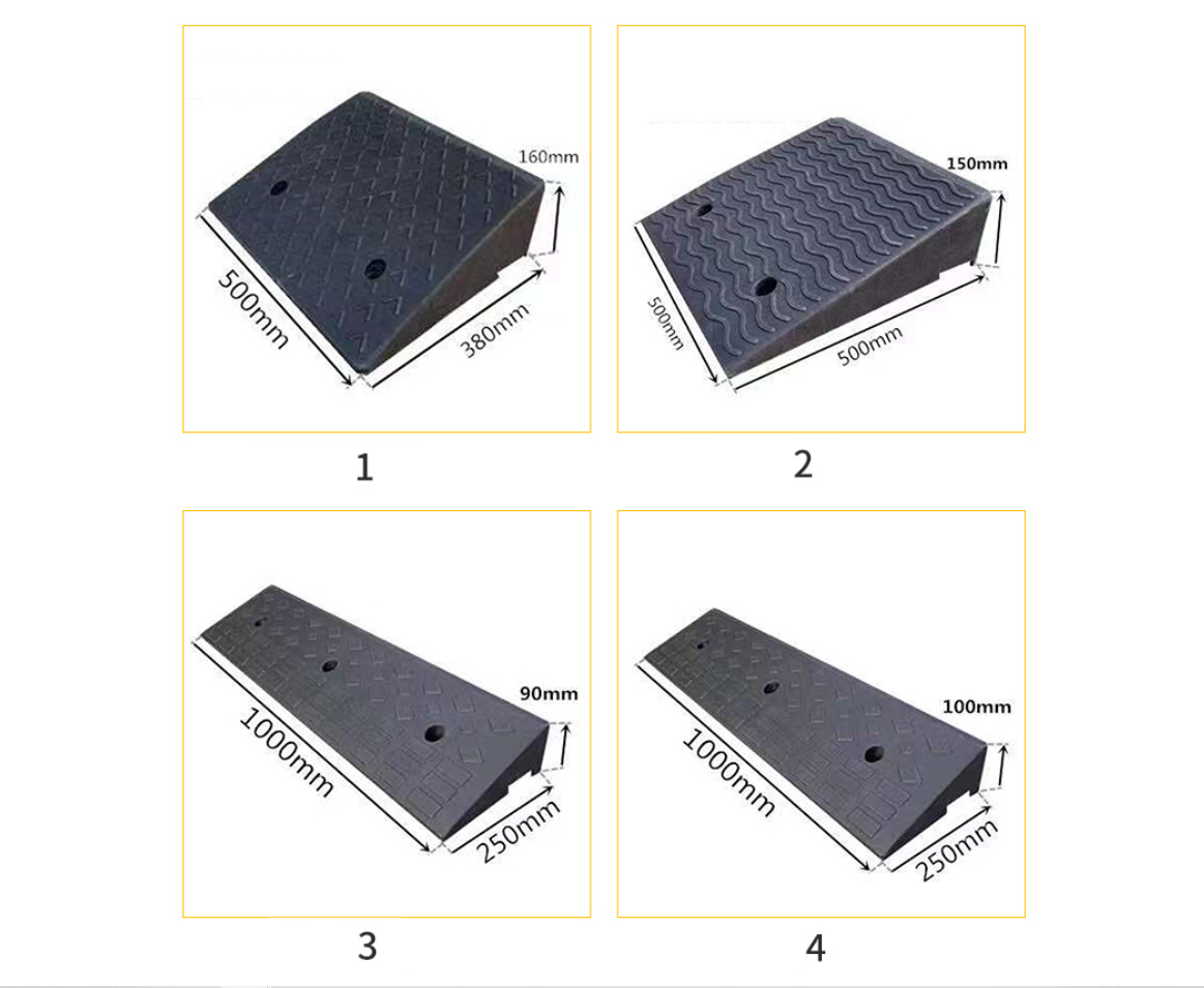 Driveway Curb Ramps Pressure Resistant PVC Ramp Motorhome Truck Shed ...