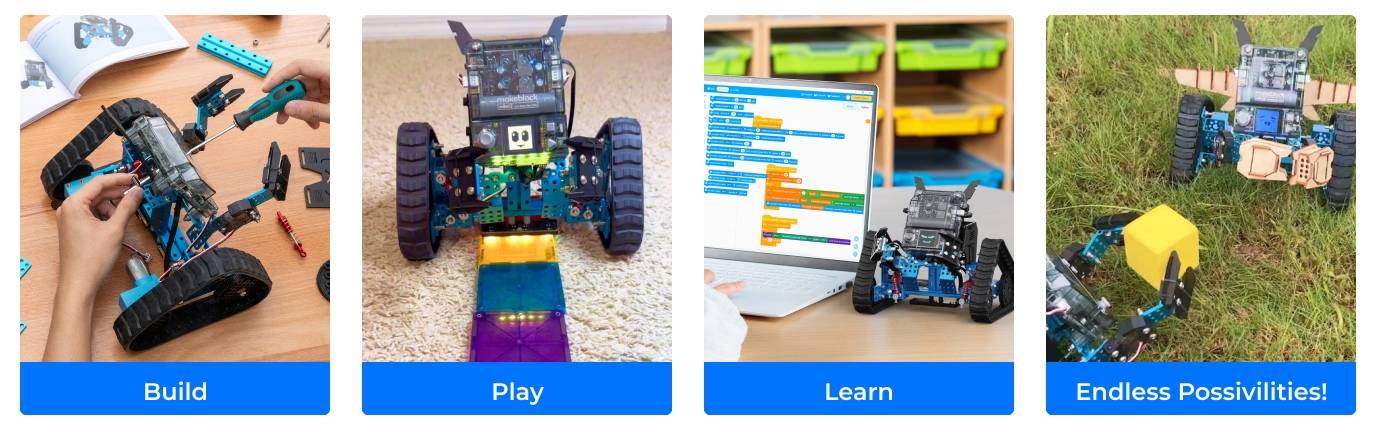 Makeblock mBot2 Rover Robotics Kit: Kid's Interactive Emo Robot