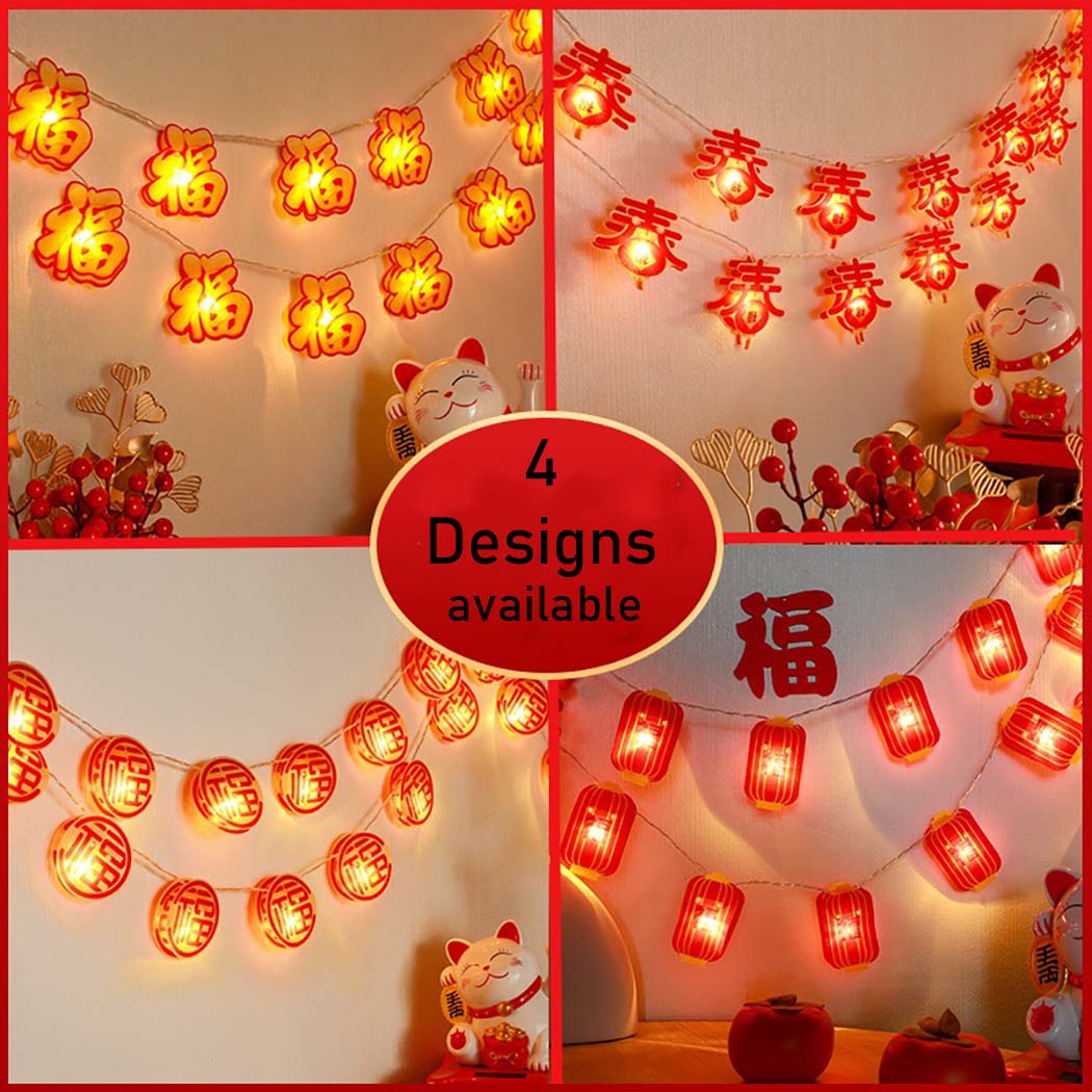 [SG Seller] Chinese New Year Unique String Lights (Battery) for Chinese ...