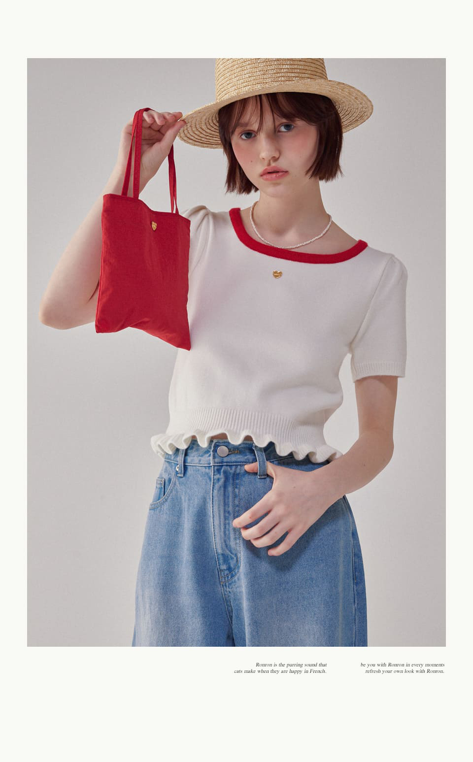 【RONRON】24SS新作★HEART SQUARE NYLON BAG RONRON HEART SQUARE NYLON BAG | Shopee Singapore