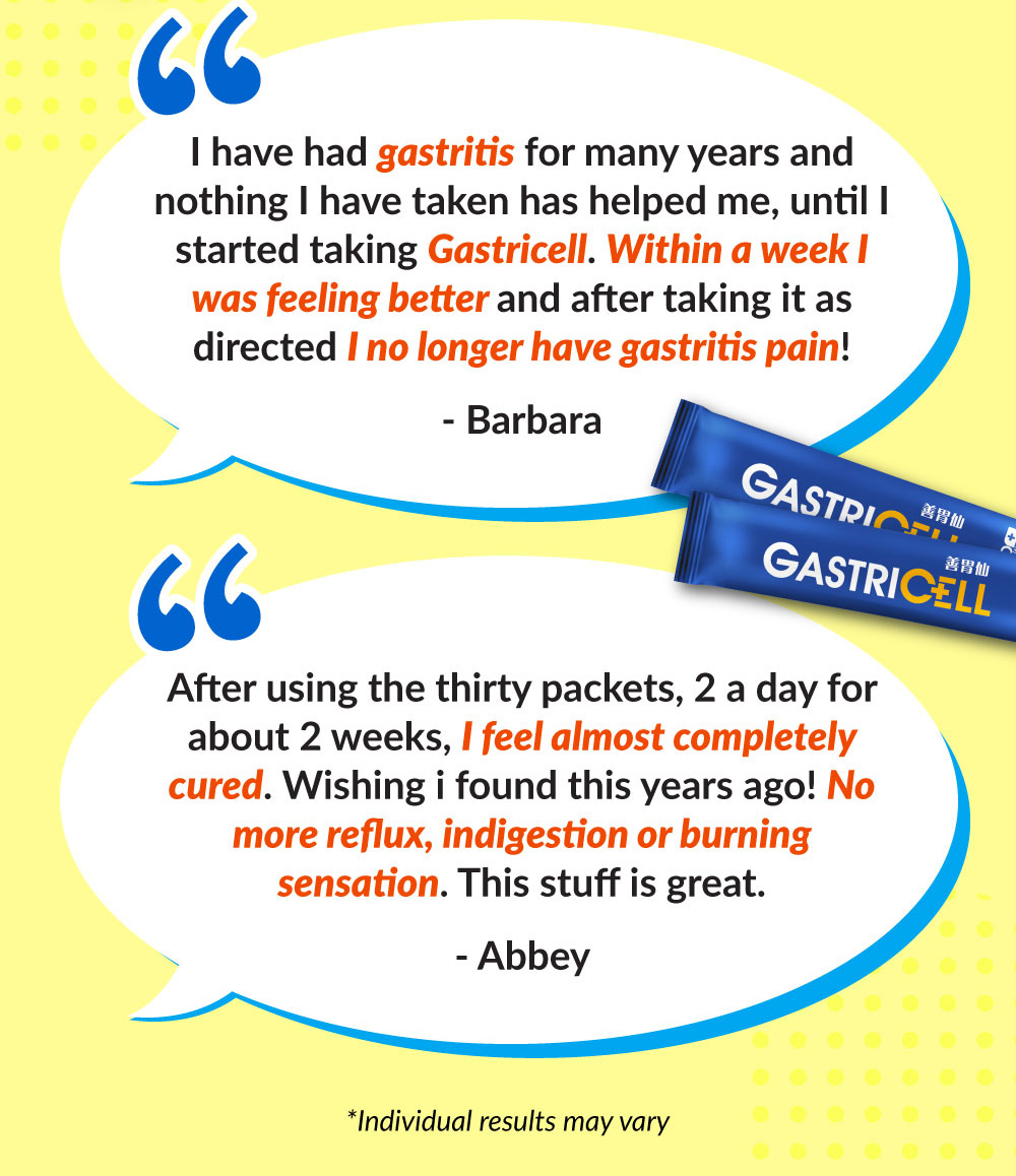 Buy GASTRICELL - Eliminate H. Pylori, Relieve Acid Reflux And Heartburn, Regulate Gastric Acid Targets The Root Cause Of Recurring Gastric Problems Natural Defence Against Gastric Distress 30 Sachets