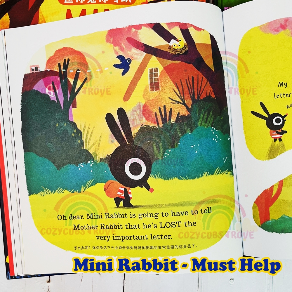 【SG】Mini Rabbit Bilingual Children Picture Books: Not Lost, Come Home ...