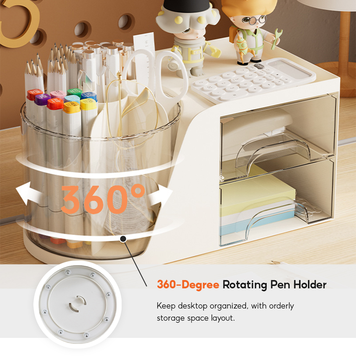 D.RECT Desk Organiser, Pen Holder, Desk Pen Holder, Table Organiser - View #4
