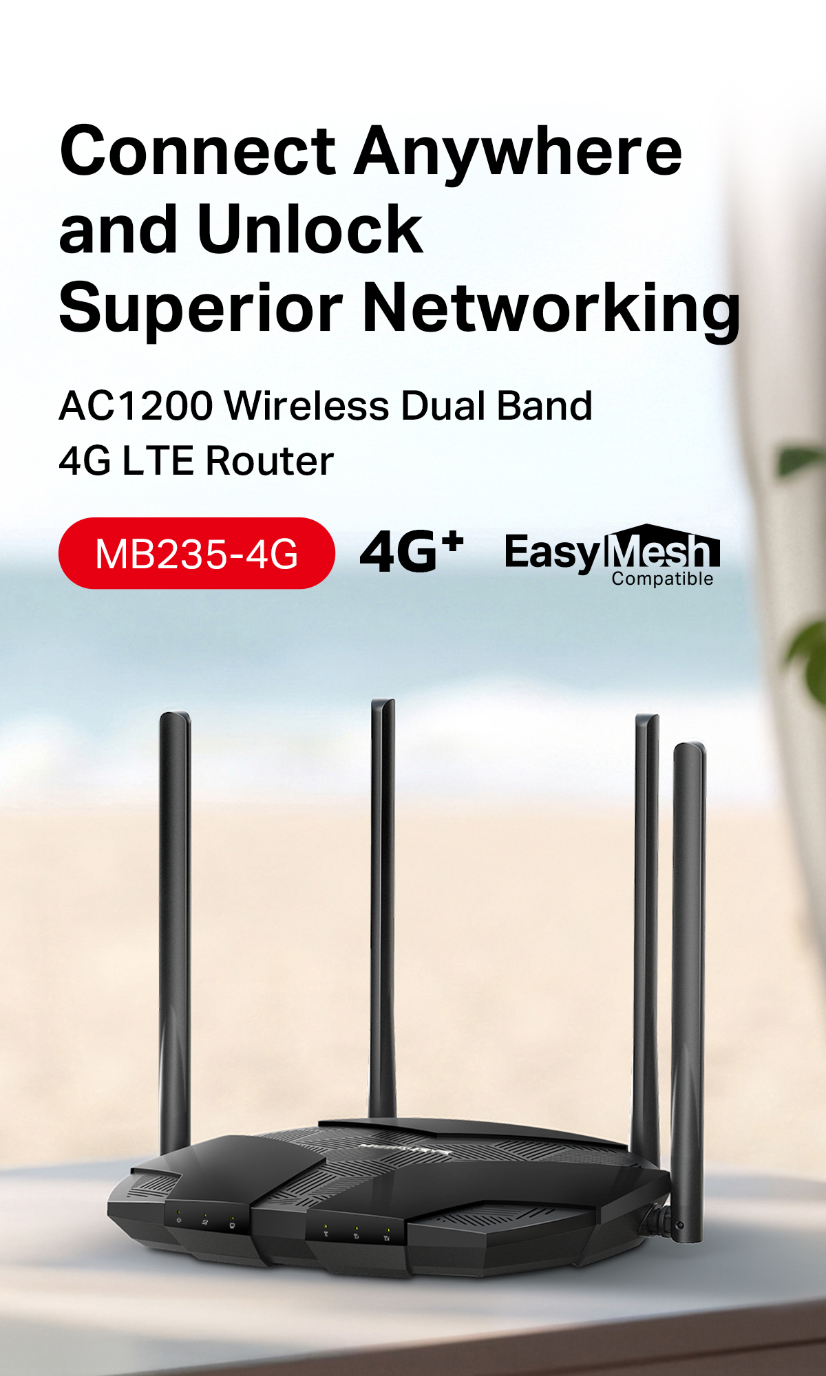 New Arrival TP-Link 4G LTE SIM WiFi Router Plug & Play 300Mbps to ...