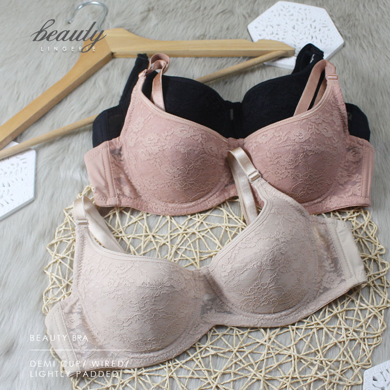Beauty Lingerie - (Model: K77709) Elegant Floral Lace Overlay ...